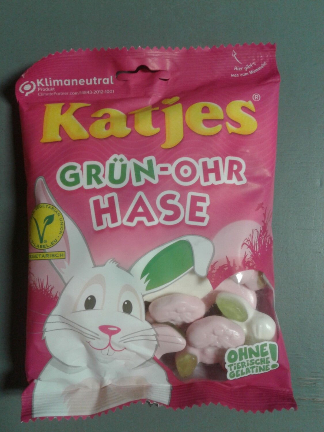 Katjes Wonderland Plant Based Gummies Vegan Grun Ohr Hase 200g