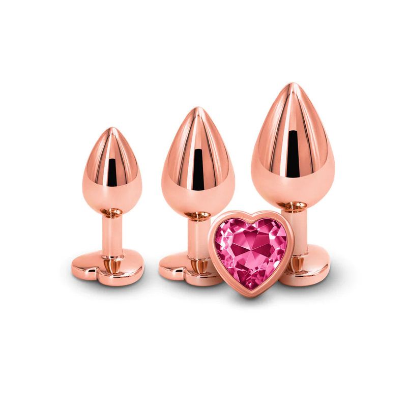 Rear Assets Rose Gold Anal Trainer Set RodeoH