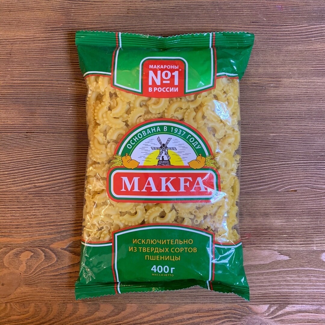 Макароны makfa петушиные гребешки, 400г