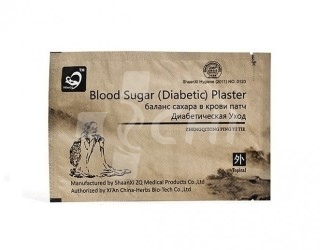 Пластырь от диабета Blood Sugar (Diabetic) Plaster (Zhengqitong Ping Tie)