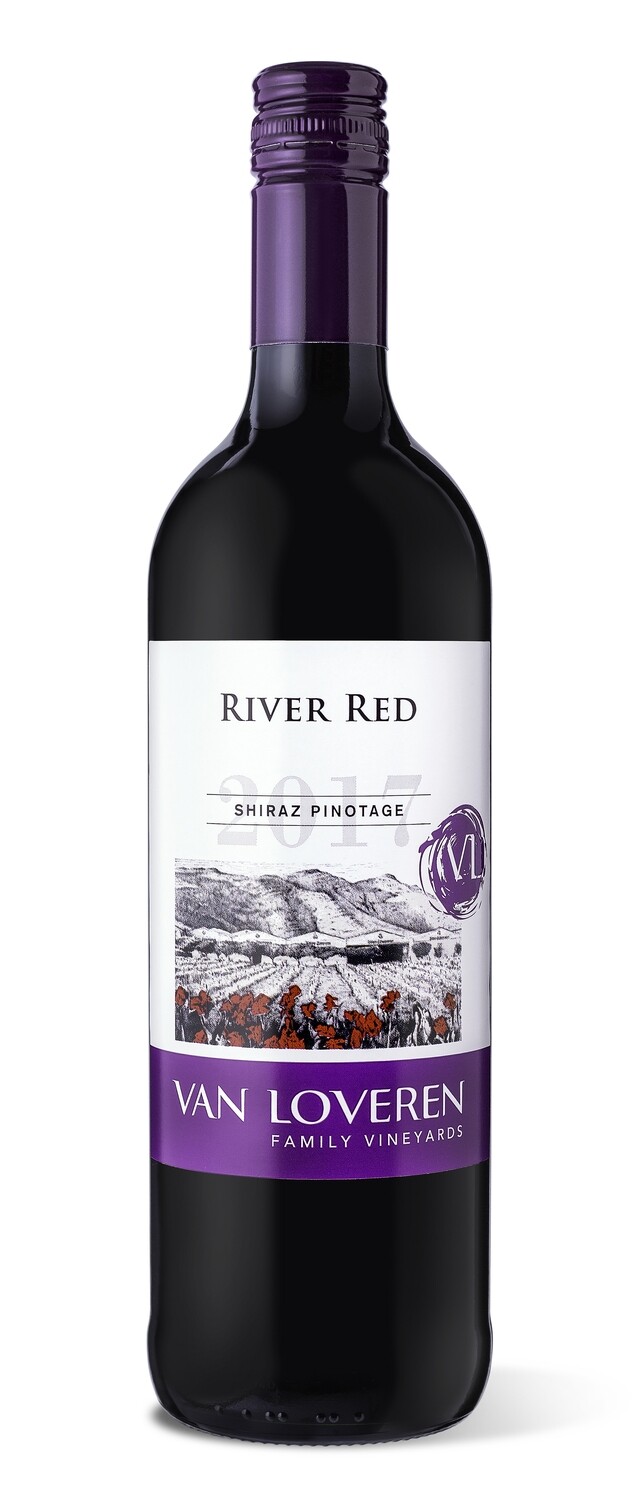 VAN LOVEREN RIVER RED SHIRAZ PINOTAGE 6 X 750ml