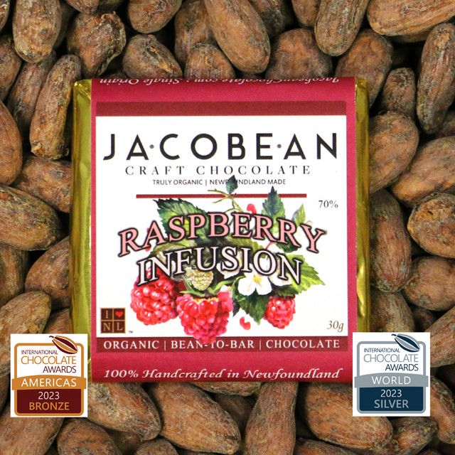 Raspberry Infusion Chocolate Bar- Jacobean Raspberry Infusion Chocolate Bar- Jacobean