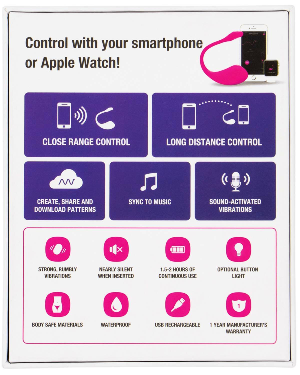 Вибратор Lovense Lush Розовый