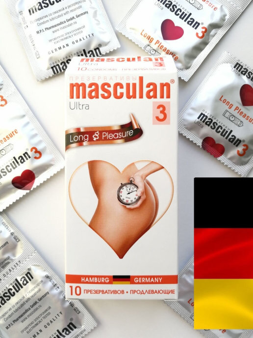 Презервативы с пупырышками Masculan Classic Dotty, 3 шт 00168 - Masculan Play - Ребристые презервативы - Купить