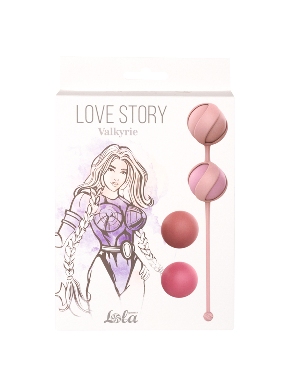 Набор вагинальных шариков Lola Games Love Story Diva, фиолетовый 3012-03lola - Lola Toys - Вагинальные шарики с переменным центром тяжести - Купить