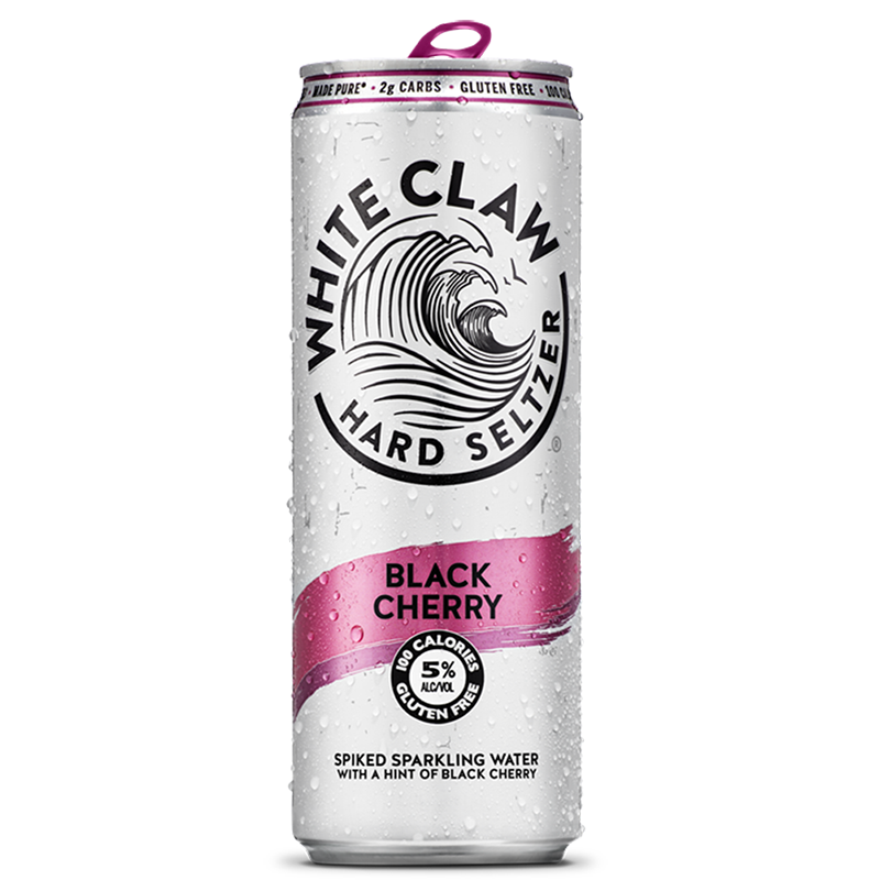 White Claw Black Cherry Hard Seltzer 6 Pack 12oz Cans