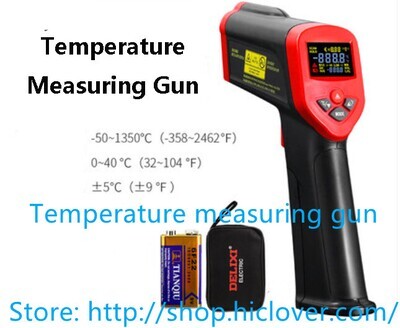 Temperature measuring gun