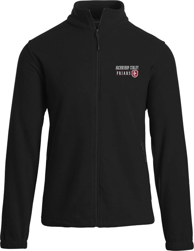 AC Friars W\shield Full Zip Microfleece Black L