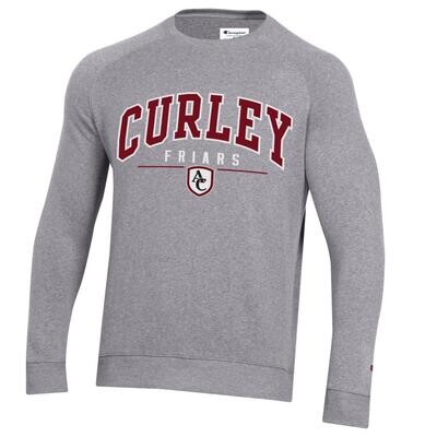 Champion Grey Brushed Fleece Crewneck M