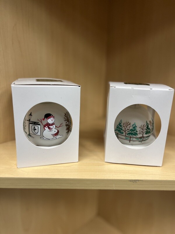 AC Snowman Christmas Ball
