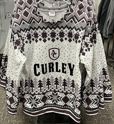 Curley Christmas Sweater M