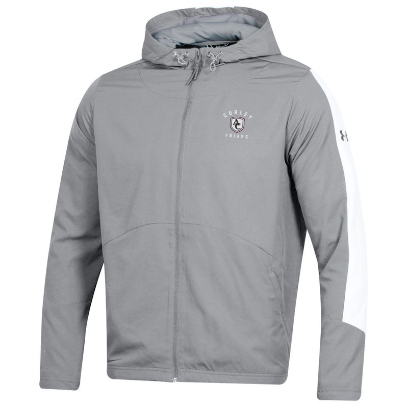 UA Legacy Windbreaker White\gray XXL