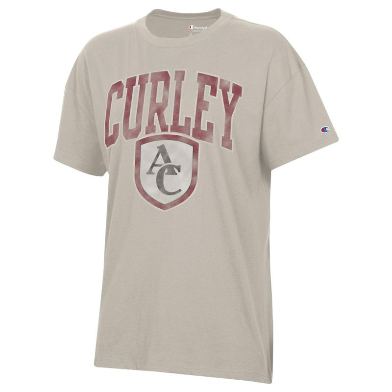 Champion Womens Oversized Logo SS Tee Beige L\XL