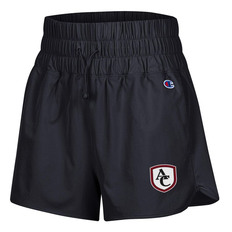 Champion Women's Wide Waist Running Short Black M