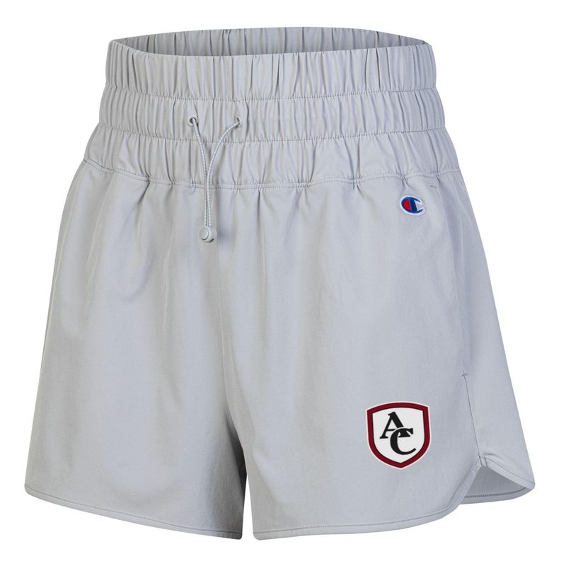 Champion Women's Wide Waist Running Short Silver XL