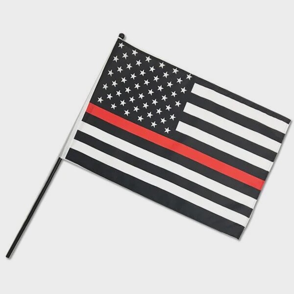 Mounted Thin Red Line US, Size: 4"x6"