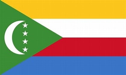 Comoros Nylon Flag, Size: 2'x3'