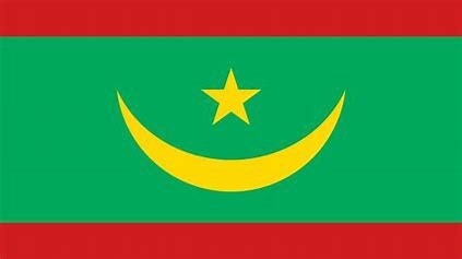 Mauritania Nylon Flag, Size: 2'x3'