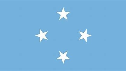 Micronesia Nylon Flag, Size: 2'x3'
