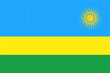 Rwanda Nylon Flag, Size: 2'x3'