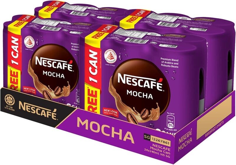 NESCAFÉ Mocha Can 24 Pack 240mL