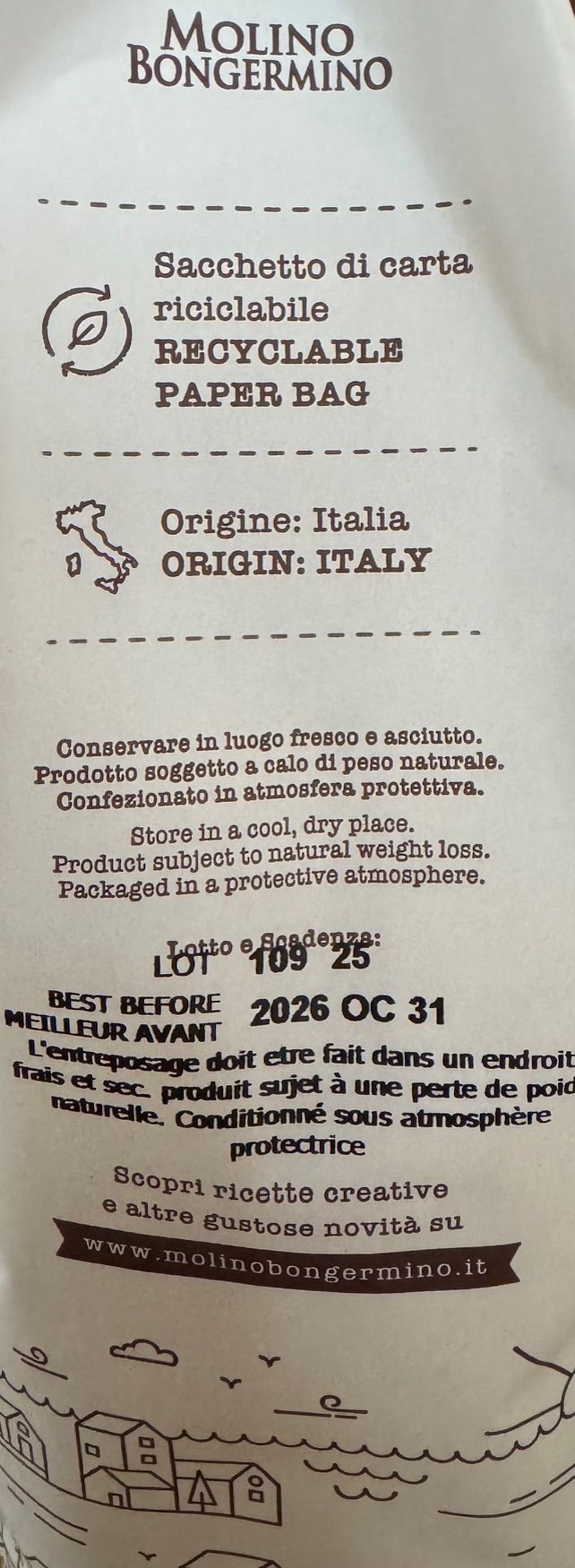 Molino Bongermino - Semolina Rimacinata