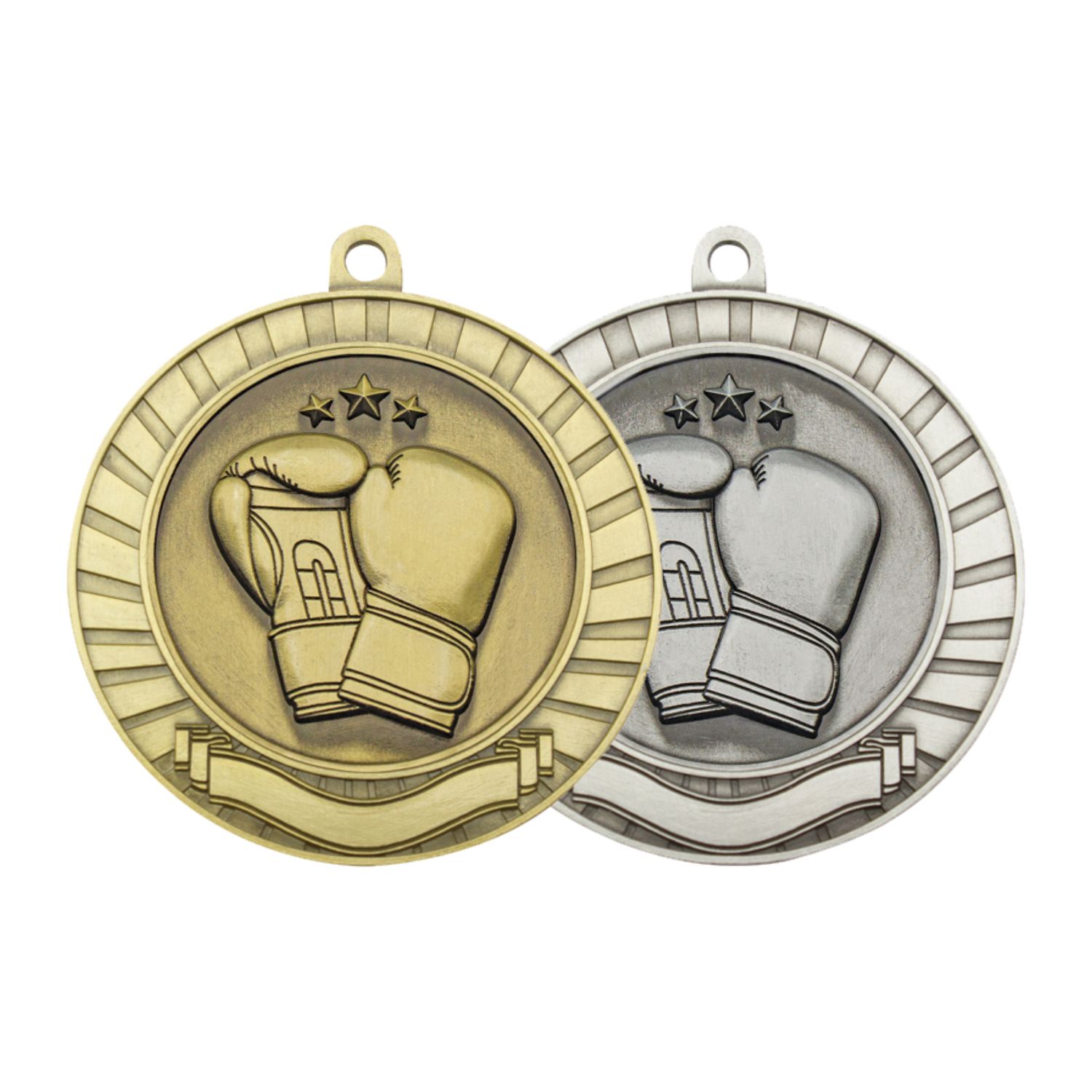 Boxing Medal - Eco Scroll