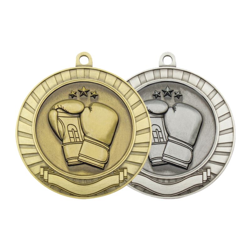 Boxing Medal - Eco Scroll