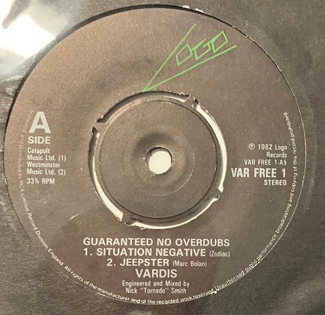 Vardis ‎– Situation Negative/Jeepster/Too Many People/Steamin