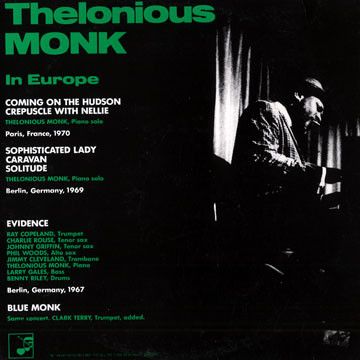 Thelonious Monk ‎– In Europe