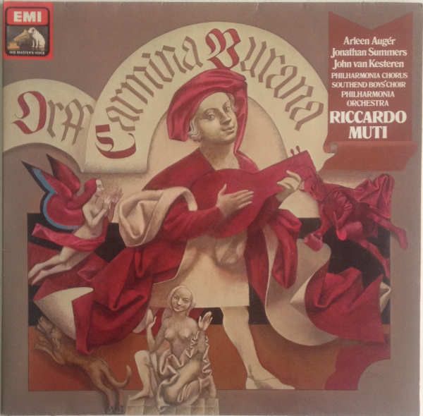 Carl Orff - Riccardo Muti / Arleen Augér / Jonathan Summers / John Van Kesteren / Philharmonia Chorus / Southend Boys' Choir / Philharmonia Orchestra ‎– Carmina Burana