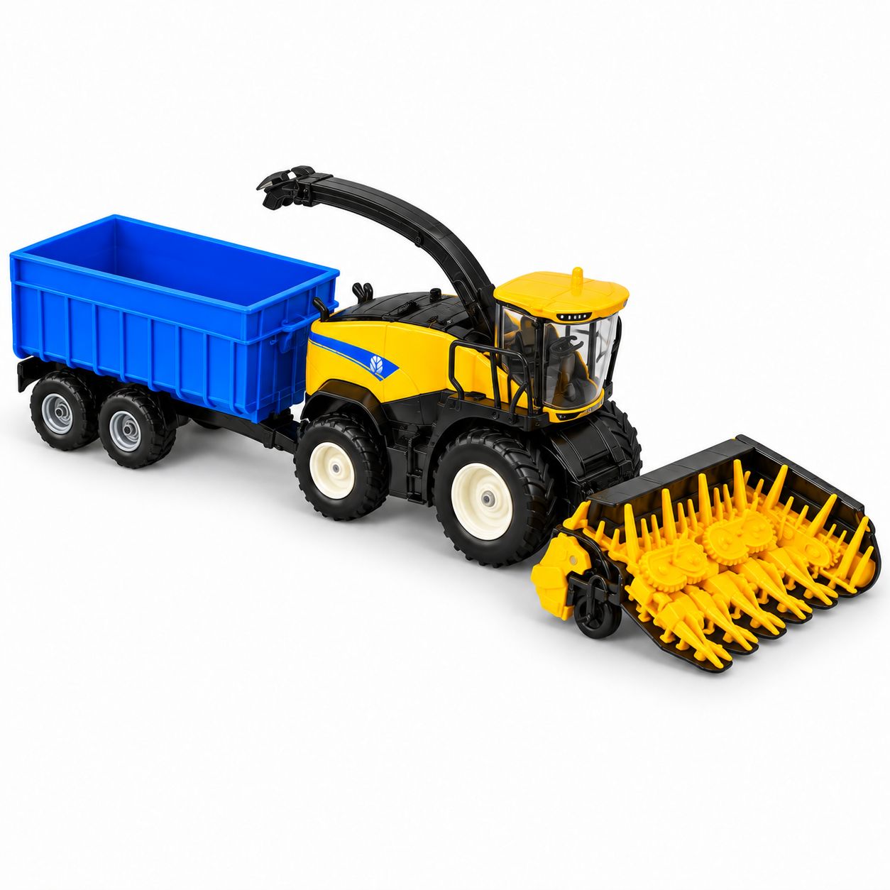 Cosechadora New Holland FR920 NewRay 1:62 Con Remolque