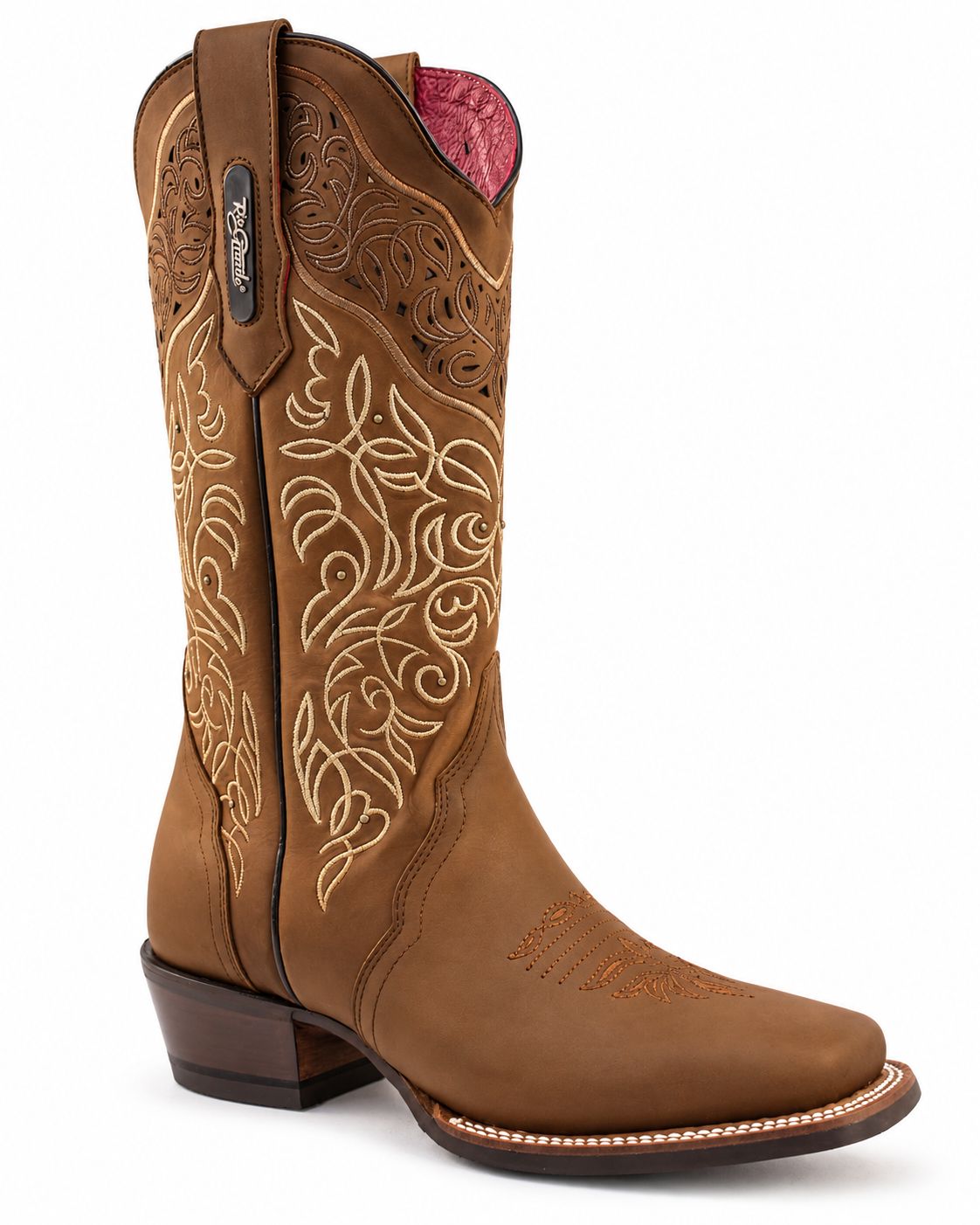 Bota Vaquera Dama Rio Grande Melisa Crazy Mezquite Suela Welt Flex