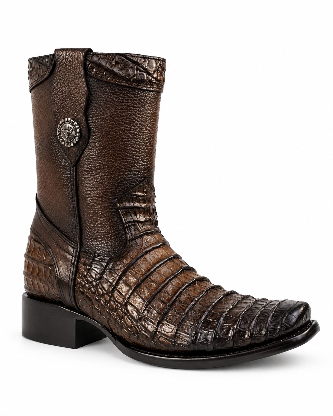 Bota Cocodrilo Hernández West Miel Horma Dubai Suela Cuero Bota Cocodrilo Hernández West Miel Horma Dubai Suela Cuero