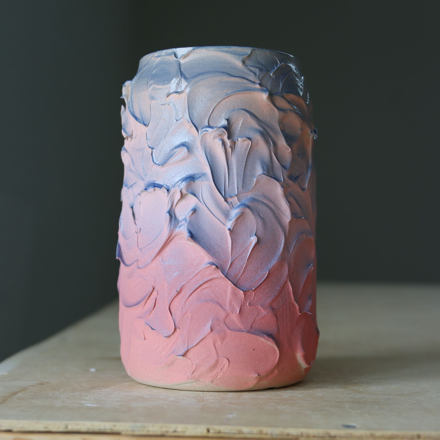 Pink Frosting Vase