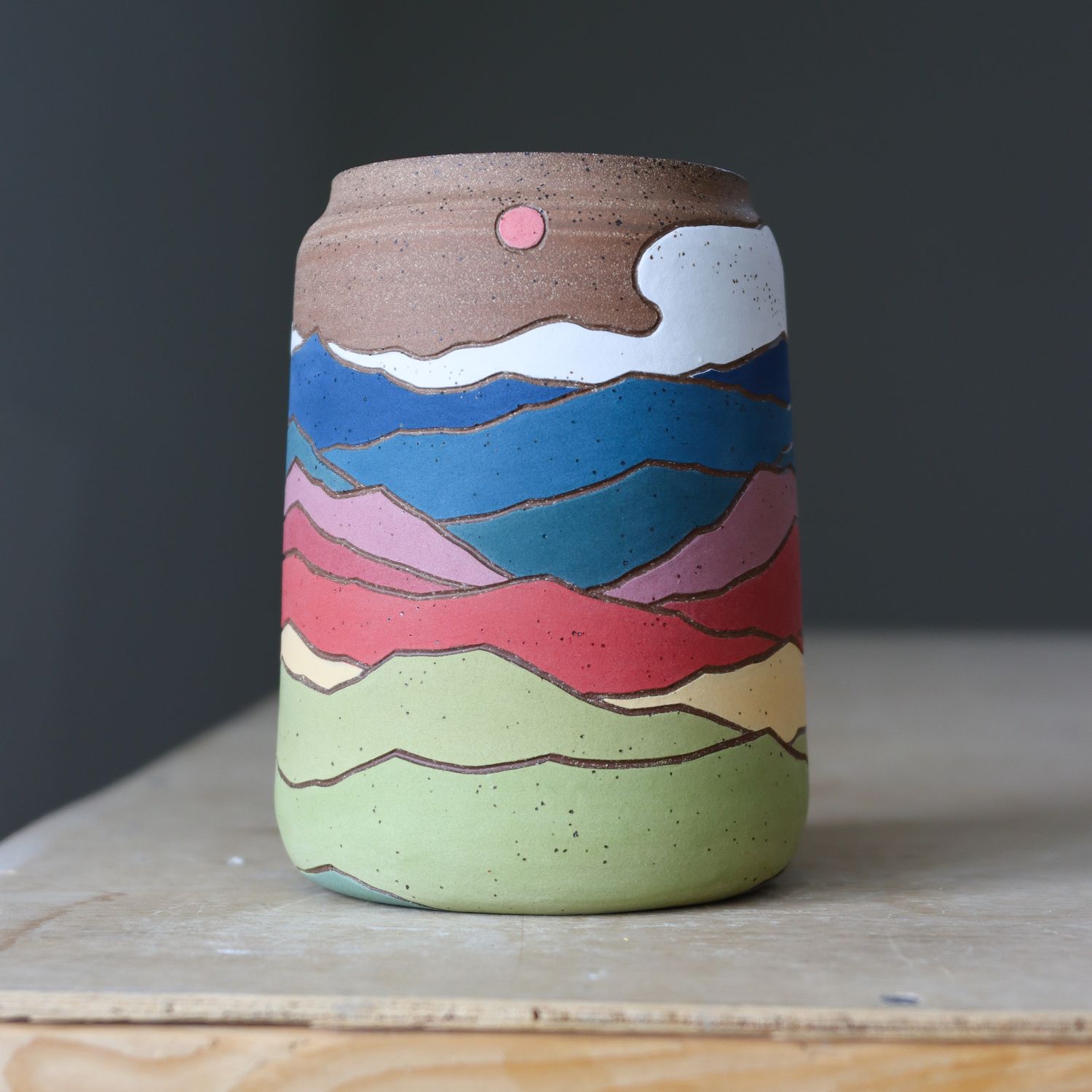 "Walter" Landscape Vase