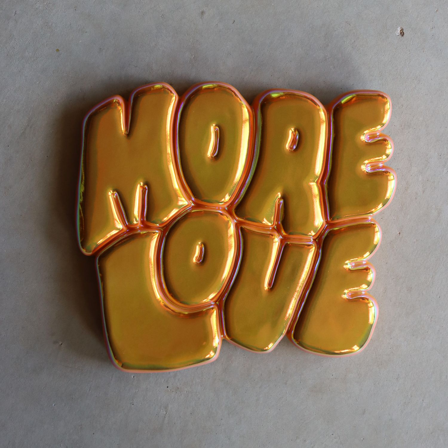 More Love Wall Piece - Gilded Age
