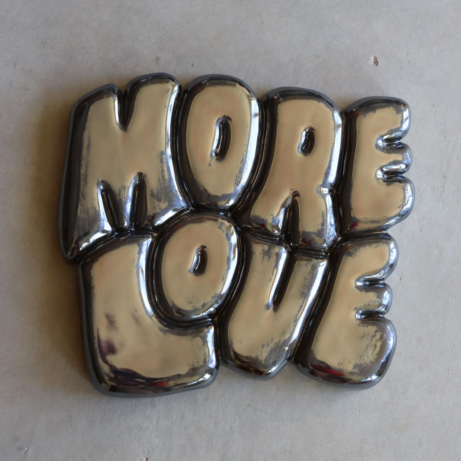 More Love Wall Piece - Space Junk