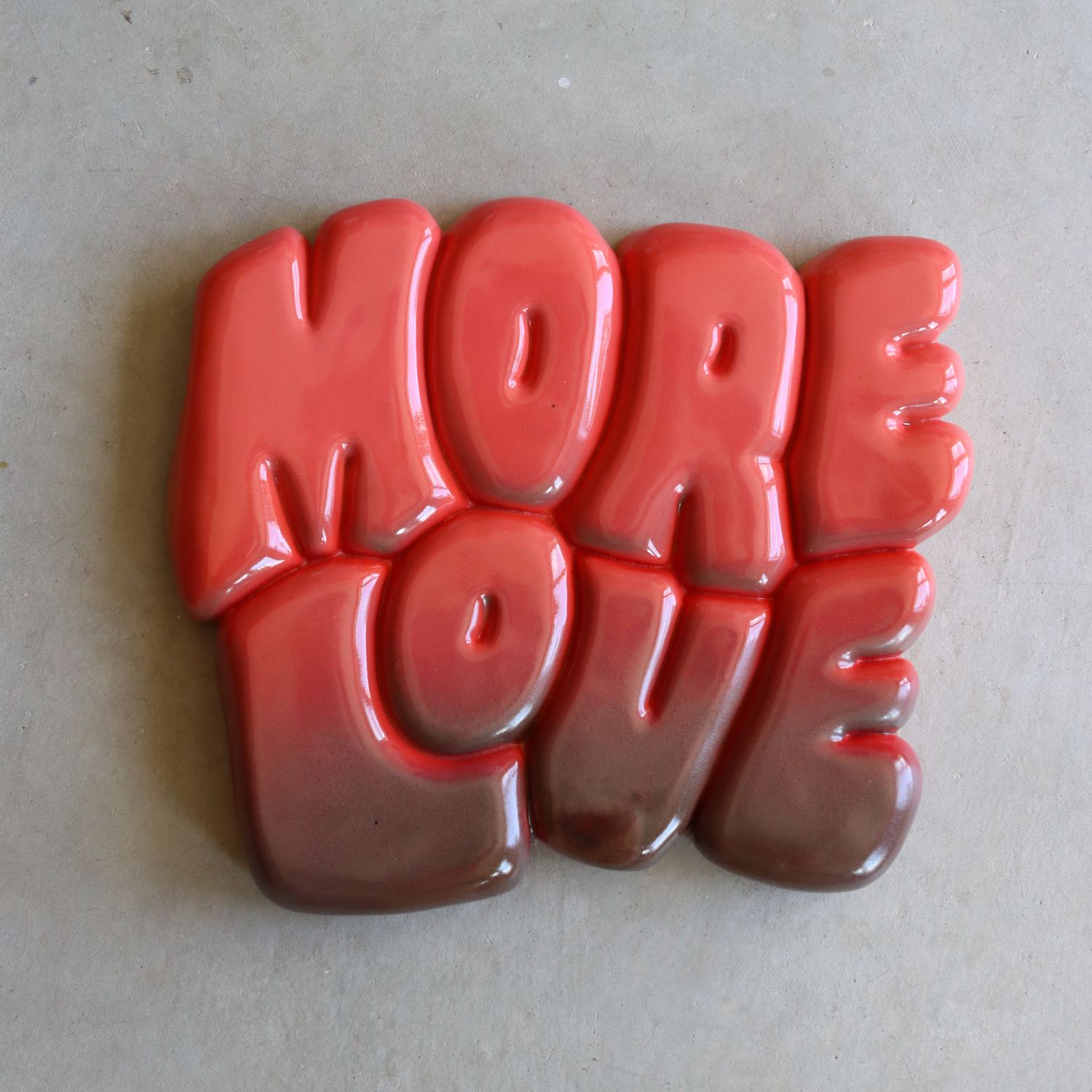 More Love Wall Piece - Burnout