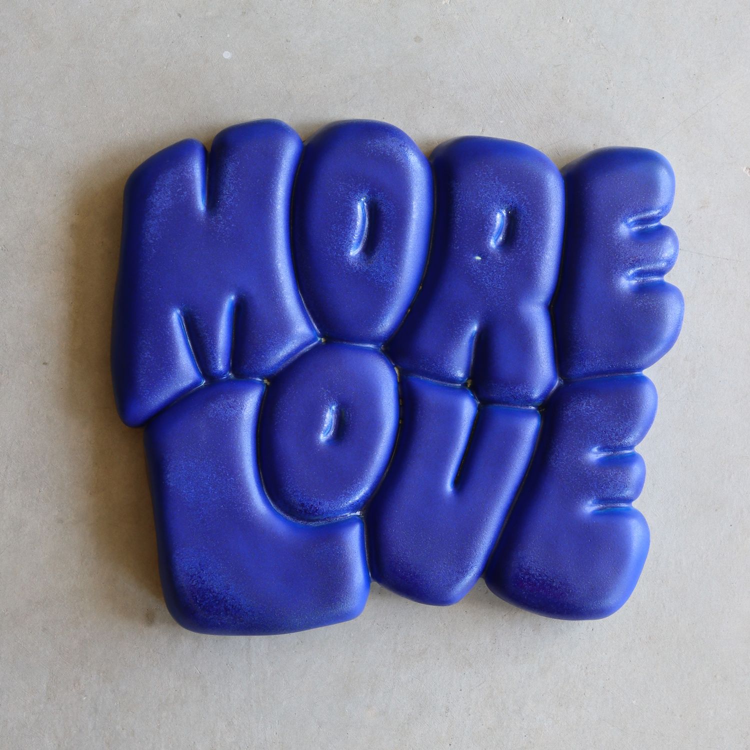 More Love Wall Piece - True Blue