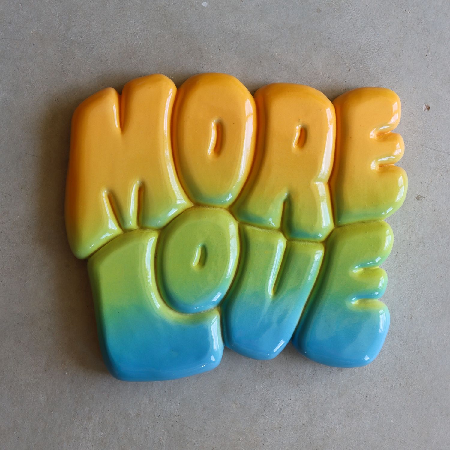 More Love Wall Piece - Heat Wave