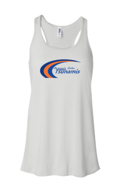 ​Summer Lake Tsunamis Ladies & Girls Racerback Tank - White - 3 Design Options