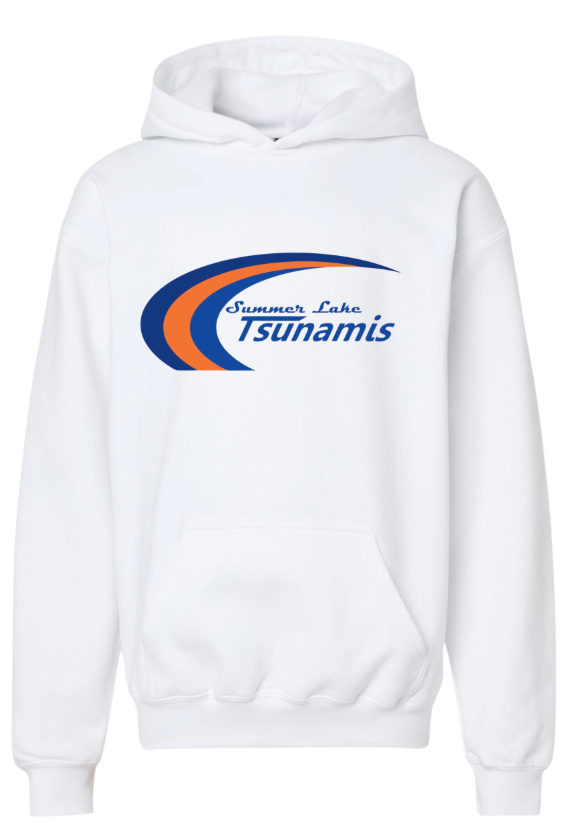 ​Summer Lake Tsunamis Hoodie Sweatshirt - White - 3 Design Options