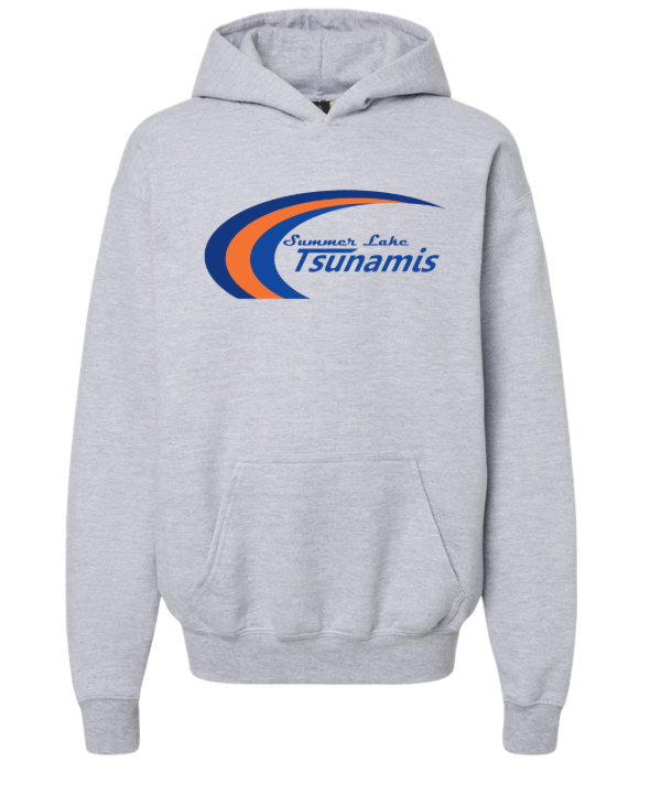 ​Summer Lake Tsunamis Hoodie Sweatshirt - Sport Grey - 3 Design Options