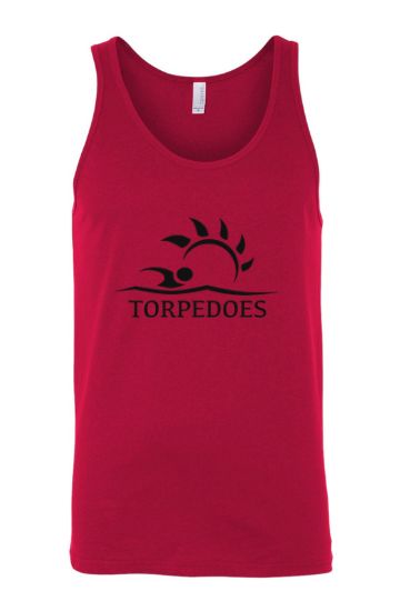 Bayhill Pointe Torpedoes Unisex Jersey Tank Top - Red - Youth & Adult Sizes Bayhill Pointe Torpedoes Unisex Jersey Tank Top - Red - Youth & Adult Sizes