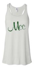 Meadowbrook MCC Piranhas Ladies & Girls Racerback Tank - White Meadowbrook MCC Piranhas Ladies & Girls Racerback Tank - White