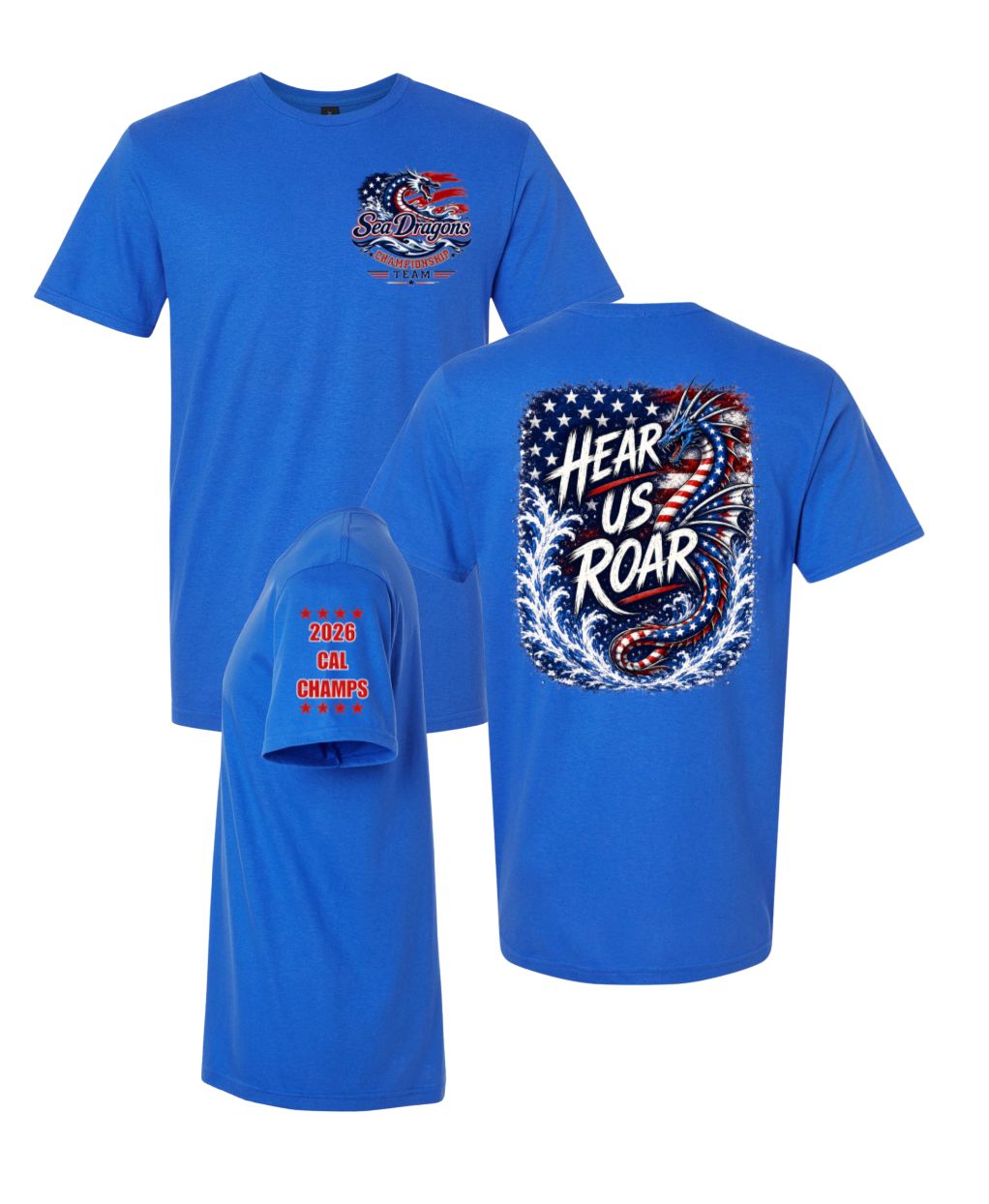 Magnolia Green Sea Dragons 2026 CAL CHAMPS  T-Shirt