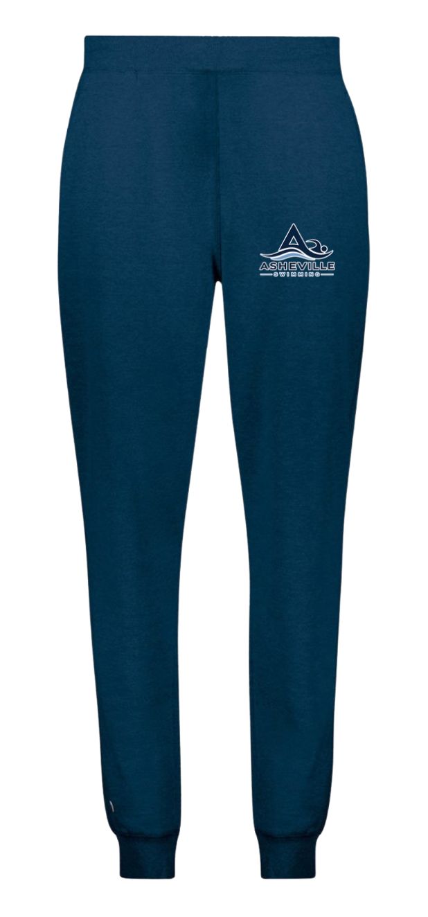Asheville Swimming Team Embroidered Youth Holloway Fleece Jogger Sweatpants - Navy