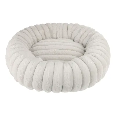 Distric 70 RIBBA - Coussin pour chat à côtes douces - Beige