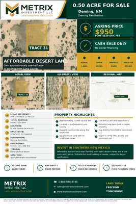 0.5 acre Luna County New Mexico